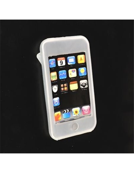 CUSTODIA IN SILICONE per APPLE IPOD TOUCH 1Âª GENERAZIONE COLORE BIANCO