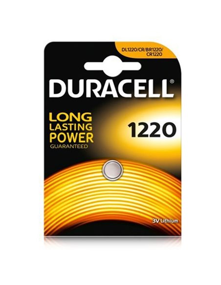 BATTERIA A BOTTONE 3V CR1220 BLISTER 1PZ DURACELL