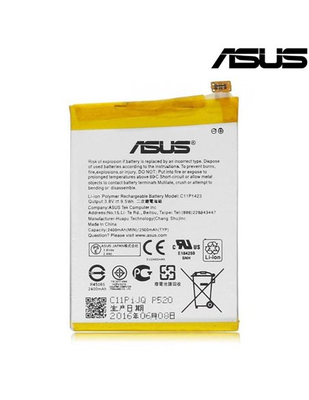 BATTERIA ORIGINALE per ASUS ZENFONE 2 ZE500CL (Z00D) - 5.0' POLLICI - 2500 mAh LI-ION C11P1423 BULK