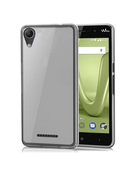 CUSTODIA per WIKO LENNY 4 PLUS IN GEL TPU SILICONE COLORE BIANCO TRASPARENTE