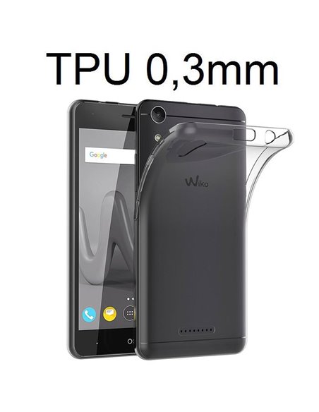 CUSTODIA per WIKO LENNY 4 IN GEL TPU SILICONE ULTRA SLIM 0,3mm TRASPARENTE