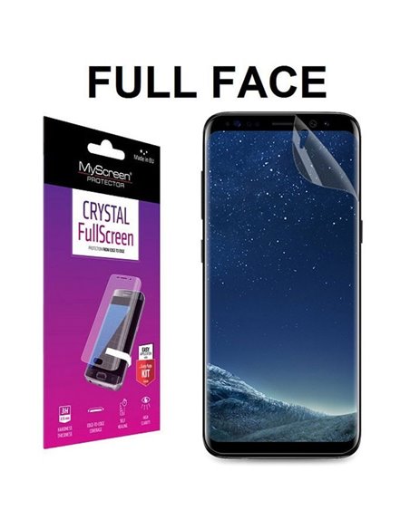 PELLICOLA per SAMSUNG SM-G955 GALAXY S8 PLUS - PROTEGGI DISPLAY FULL FACE (COPERTURA TOTALE) MYSCREEN BLISTER