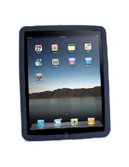 CUSTODIA SILICONE PER APPLE IPAD Wi-Fi, iPad Wi-Fi + 3G COLORE NERO