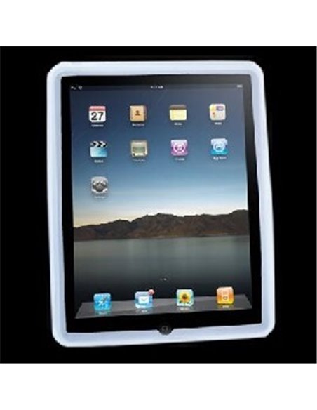 CUSTODIA SILICONE PER APPLE IPAD Wi-Fi, iPad Wi-Fi + 3G COLORE BIANCO