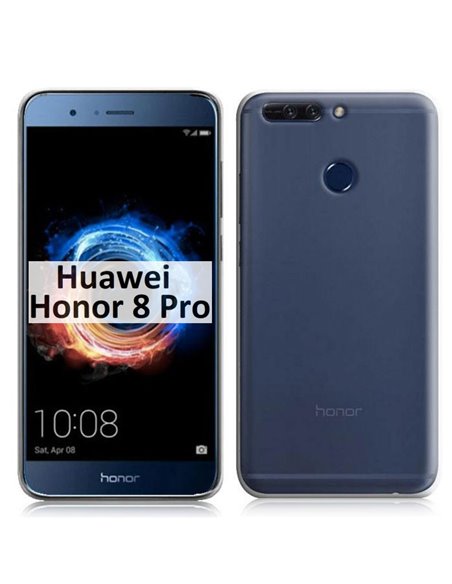 CUSTODIA per HUAWEI HONOR 8 PRO, HONOR V9 IN GEL TPU SILICONE TRASPARENTE