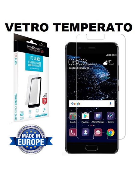 PELLICOLA per HUAWEI P10 PLUS - PROTEGGI DISPLAY IN VETRO TEMPERATO 9H 0,33mm MYSCREEN LITE BLISTER