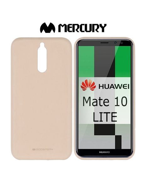 CUSTODIA per HUAWEI MATE 10 LITE IN GEL TPU SILICONE COLORE SABBIA ALTA QUALITA' MERCURY SOFT BLISTER