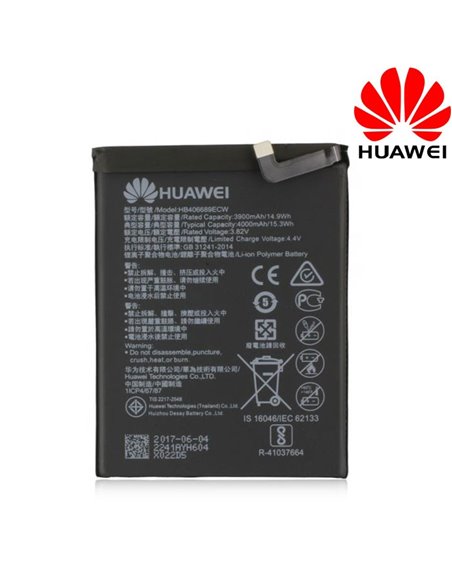 BATTERIA ORIGINALE HUAWEI HB406689ECW per HUAWEI ENJOY 7 PLUS - 4000 mAh LI-ION BULK