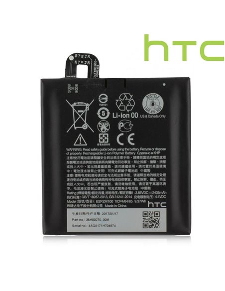 BATTERIA ORIGINALE per HTC U PLAY - 2435 mAh LI-ION B2PZM100 BULK