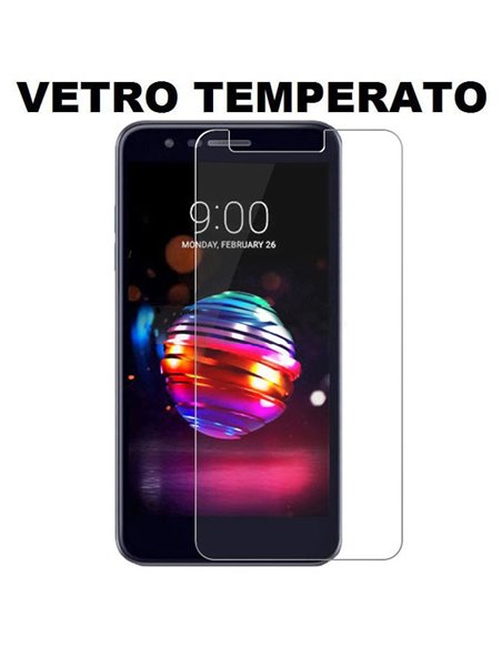 PELLICOLA per LG K11, K10 (2018) IN VETRO TEMPERATO 0,33mm - ATTENZIONE: potrebbe rimanere alzata nelle parti curve!