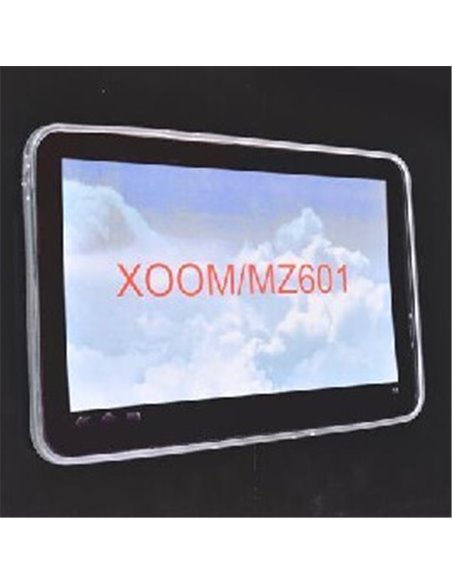 CUSTODIA GEL TPU SILICONE SEMI-RIGIDA per MOTOROLA XOOM MZ600, MZ604 COLORE BIANCO