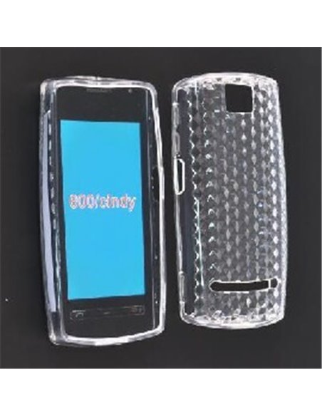 CUSTODIA GEL TPU SILICONE SEMI-RIGIDA per NOKIA 600, N5 COLORE BIANCO