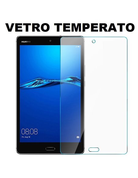 PELLICOLA per HUAWEI MEDIAPAD M3 LITE (8') - PROTEGGI DISPLAY IN VETRO TEMPERATO 0,33mm