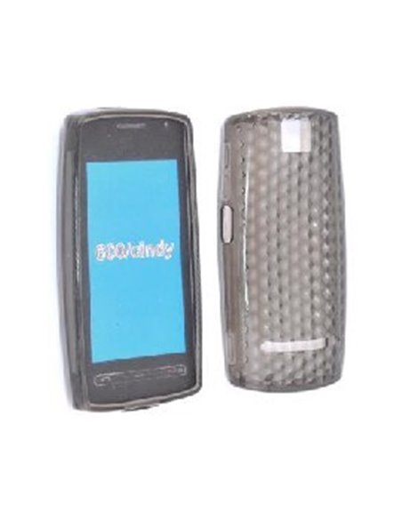 CUSTODIA GEL TPU SILICONE SEMI-RIGIDA per NOKIA 600, N5 COLORE NERO