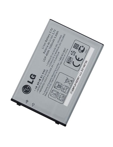 BATTERIA ORIGINALE LG LGIP-400N per OPTIMUS GT540, LAYLA GM750 1500mAh LI-ION BULK SEGUE COMPATIBILITA'..