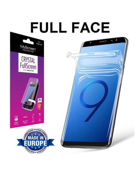 PELLICOLA per SAMSUNG GALAXY S9 PLUS (SM-G965) - PROTEGGI DISPLAY FULL FACE (COPERTURA TOTALE) BLISTER