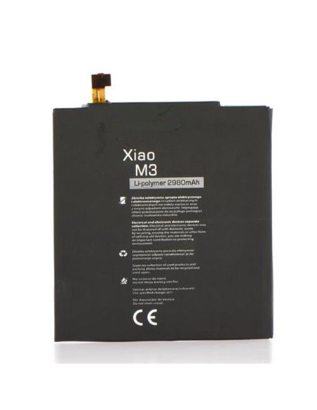 BATTERIA COMPATIBILE per XIAOMI MI3 - 2980 mAh LI-ION