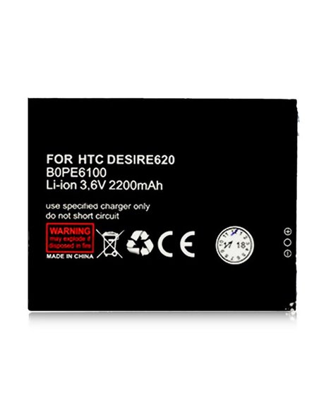 BATTERIA COMPATIBILE per HTC DESIRE 620, DESIRE 820 MINI - 2200 mAh LI-ION