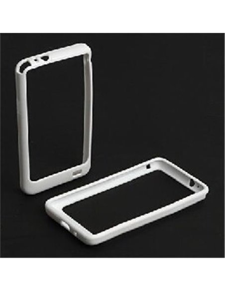 CUSTODIA GEL TPU SILICONE BUMPER per SAMSUNG i9100 Galaxy S2, I9105 Galaxy S2 Plus COLORE BIANCO