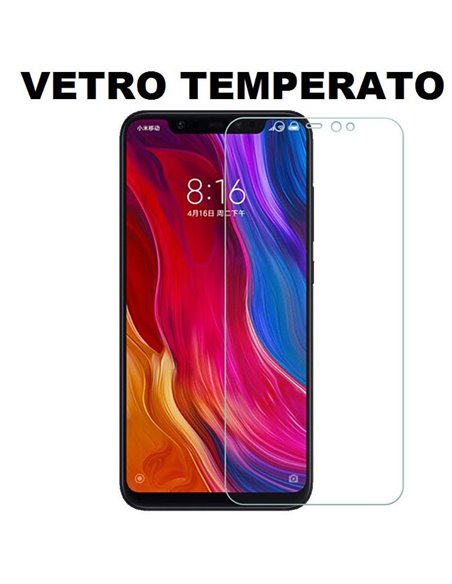 PELLICOLA per XIAOMI MI 8, MI 8 PRO, MI 8 EXPLORER - PROTEGGI DISPLAY VETRO TEMPERATO 0,33mm - ATTENZIONE..