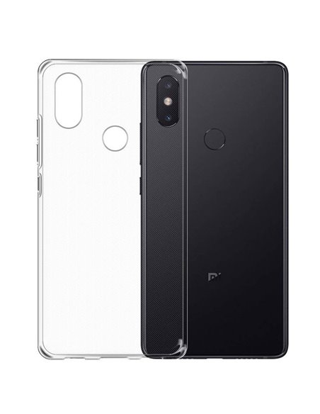 CUSTODIA per XIAOMI MI 8 SE (5.88') IN GEL TPU SILICONE TRASPARENTE