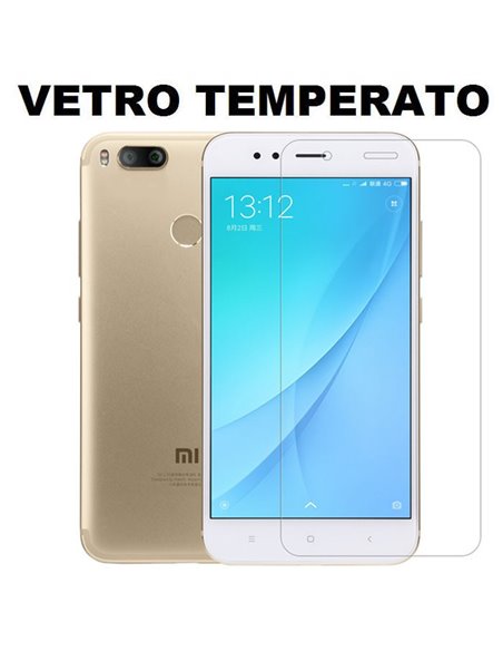 PELLICOLA per XIAOMI MI A1, MI 5X - PROTEGGI DISPLAY VETRO TEMPERATO 0,3mm