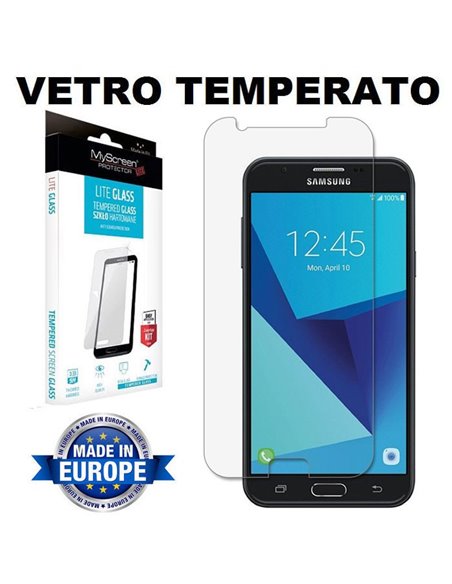 PELLICOLA per SAMSUNG SM-J730 GALAXY J7 (2017) - PROTEGGI DISPLAY IN VETRO TEMPERATO 9H 0,33mm MYSCREEN LITE BLISTER