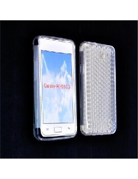 CUSTODIA GEL TPU SILICONE per SAMSUNG I9103 Galaxy R COLORE BIANCO