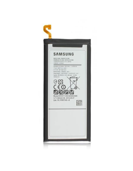 BATTERIA ORIGINALE per SAMSUNG SM-A910 GALAXY A9 PRO (2016), SM-A9000 GALAXY A9 (2016) - 4000 mAh LI-ION EB-BA900ABE BULK