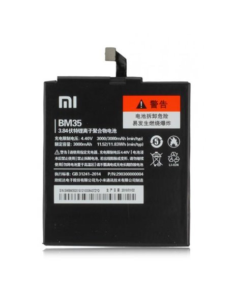 BATTERIA ORIGINALE per XIAOMI MI 4C - 3000 mAh LI-ION BM35 BULK