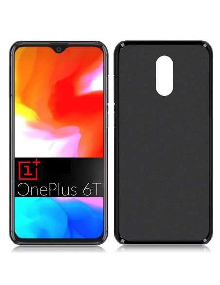 CUSTODIA per ONE PLUS 6T IN GEL TPU SILICONE COLORE NERO