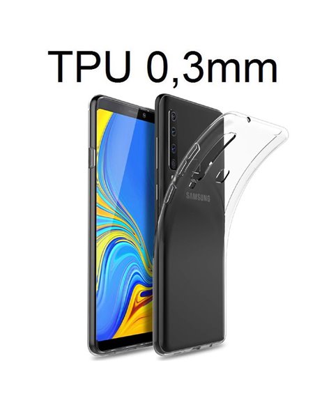 CUSTODIA per SAMSUNG GALAXY A9 2018 (SM-A920) IN GEL TPU SILICONE ULTRA SLIM 0,3mm TRASPARENTE