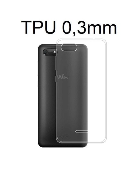 CUSTODIA per WIKO HARRY 2 IN GEL TPU SILICONE ULTRA SLIM 0,3mm TRASPARENTE