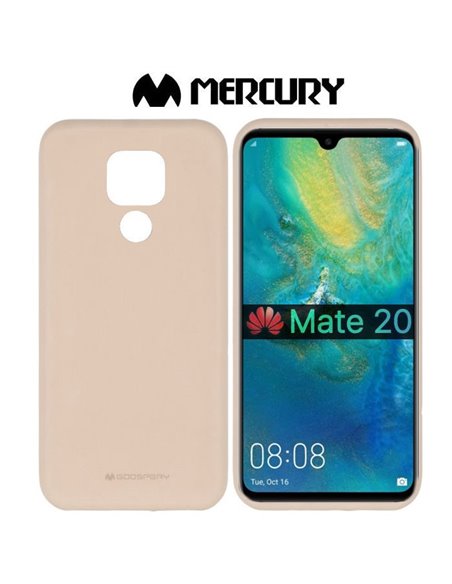 CUSTODIA per HUAWEI MATE 20 IN GEL TPU SILICONE COLORE SABBIA ALTA QUALITA' MERCURY SOFT BLISTER