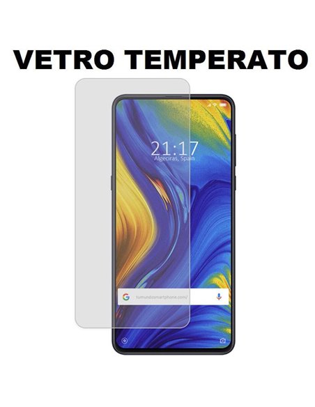 PELLICOLA per XIAOMI MI MIX 3 (6.39') - PROTEGGI DISPLAY VETRO TEMPERATO 0,33mm - ATTENZIONE: Non copre la parte arrotondata!