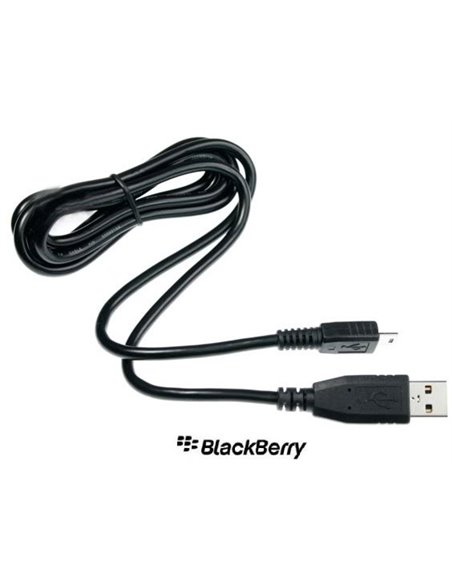 CAVO MICRO USB ORIGINALE BLACKBERRY ASY-18683-001 - LUNGHEZZA 95 CM COLORE NERO BULK