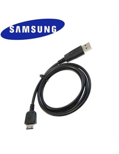 CAVO USB ORIGINALE SAMSUNG APCBS10BBECSTD per L760, I900 OMNIA - COLORE NERO BULK SEGUE COMPATIBILITA'..