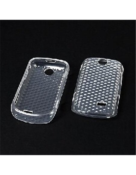 CUSTODIA GEL TPU SILICONE per SAMSUNG S3770 POCKET 3G PLUS COLORE BIANCO