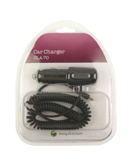 CAVO AUTO ORIGINALE SONY-ERICSSON CLA-70 ATTACCO MINI USB per XPERIA NEO V, XPERIA ARC S BLISTER SEGUE COMPATIBILITA'..