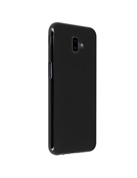 CUSTODIA per SAMSUNG GALAXY J6 PLUS (SM-J610) IN GEL TPU SILICONE COLORE NERO