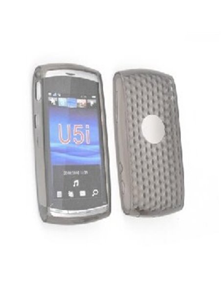 CUSTODIA GEL TPU SILICONE per SONY-ERICSSON U5 COLORE NERO