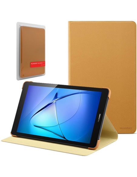 CUSTODIA ORIGINALE per HUAWEI MEDIAPAD T3 7.0 Wi-Fi - FLIP COVER CON STAND COLORE MARRONE 51991969 BLISTER