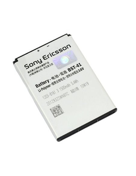 BATTERIA ORIGINALE SONY-ERICSSON BST-41 per XPERIA X1, X2, X10, XPERIA PLAY 1500mAh LI-ION BULK