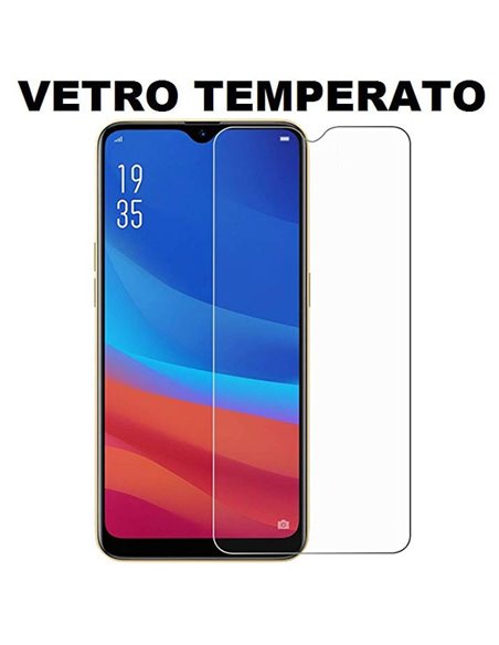 PELLICOLA per OPPO AX7, A7, A12 - PROTEGGI DISPLAY VETRO TEMPERATO 0,33mm - ATTENZIONE: Non copre la parte arrotondata!