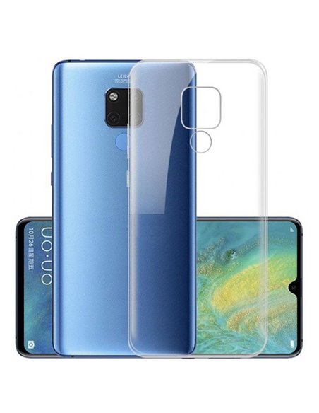 CUSTODIA per HUAWEI MATE 20X IN GEL TPU SILICONE TRASPARENTE