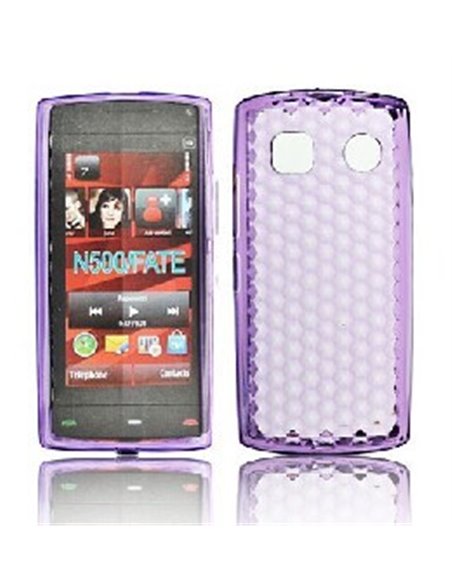 CUSTODIA GEL TPU SILICONE NOKIA 500 COLORE VIOLA