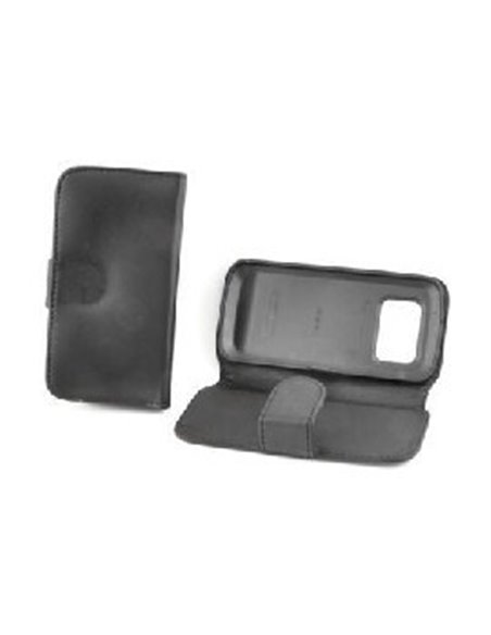CUSTODIA FLIP ORIZZONTALE PELLE per NOKIA N97 COLORE NERO