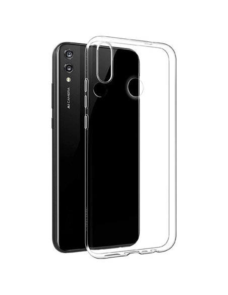 CUSTODIA per HUAWEI Y9 2019, ENJOY 9 PLUS IN GEL TPU SILICONE TRASPARENTE