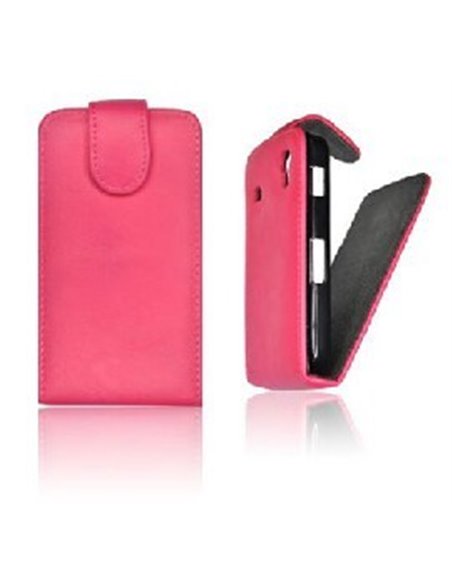 CUSTODIA VERTICALE FLIP PELLE NOKIA 500 COLORE ROSA