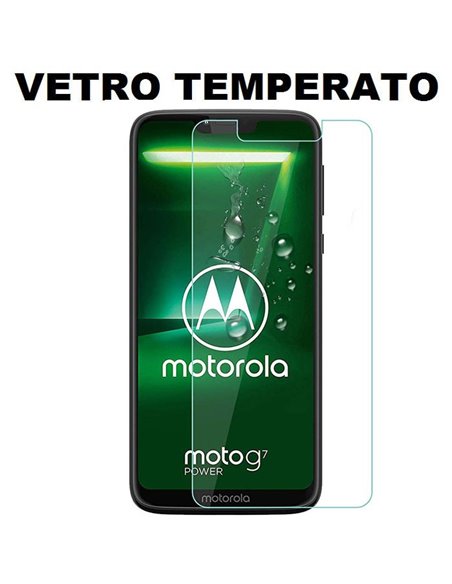 PELLICOLA per MOTOROLA G7 POWER (XT1955) - PROTEGGI DISPLAY VETRO TEMPERATO 0,33mm